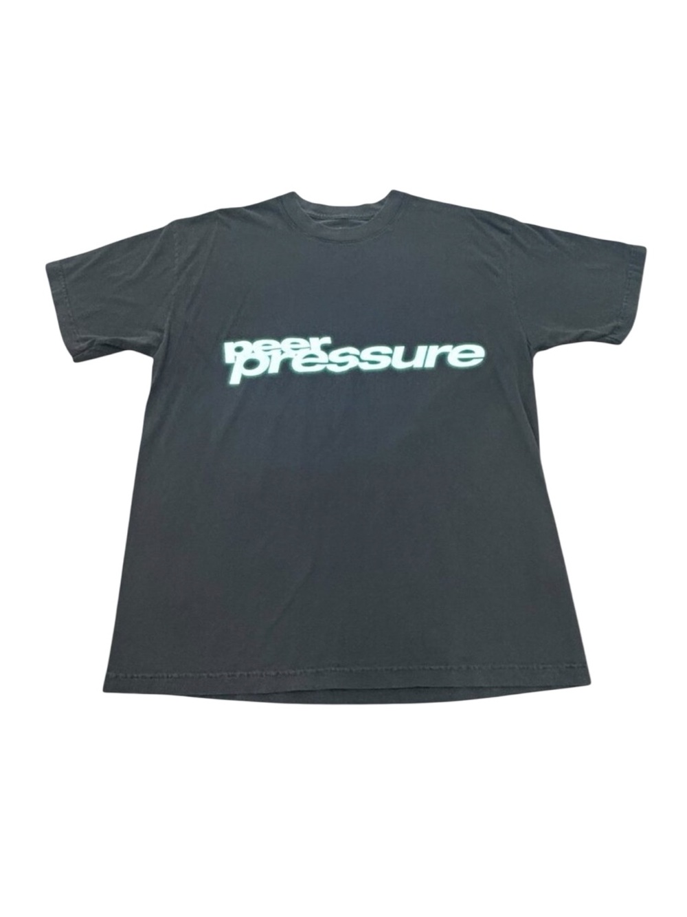 Vintage men’s Peer Pressure t shirt s/s black cotton y2k